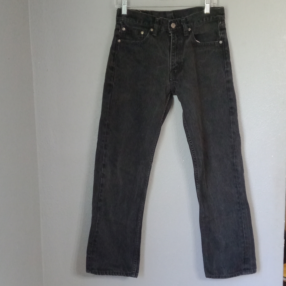 Levi's 505 Black Jeans Size 30x30